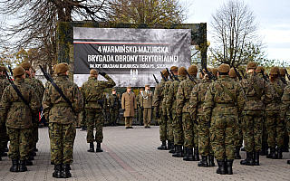 Prawie 100 żołnierzy Wojsk Obrony Terytorialnej złożyło przysięgę w Braniewie
